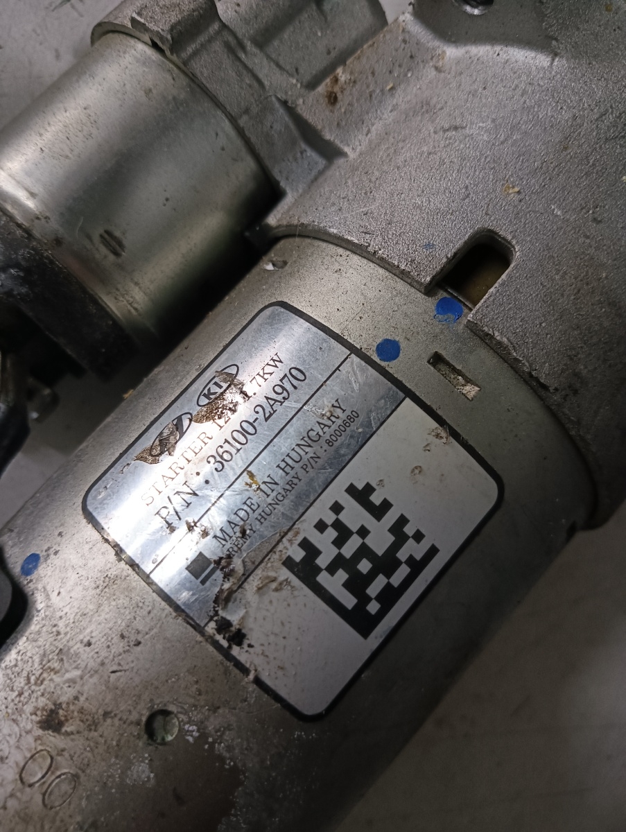 Electromotor KIA SPORTAGE (QL, QLE) [ 2015 - > ] OEM 361002a970 – foto 2