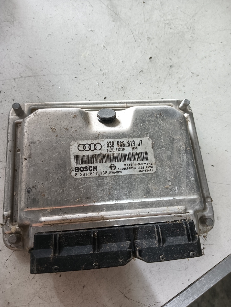 Calculator ECU AUDI A4 II (8E2, B6) [ 2000 - 2005 ] TDI (AVF) 96KW|130HP BOSCH 0281011138 OEM 038906019jt