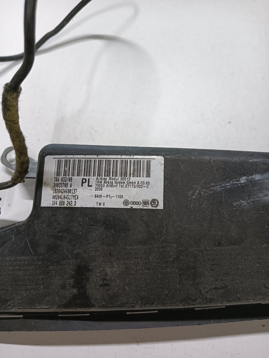 Airbag scaun dreapta fata SEAT LEON II 1P1 2005 - 2013 1k4880242d – foto 2