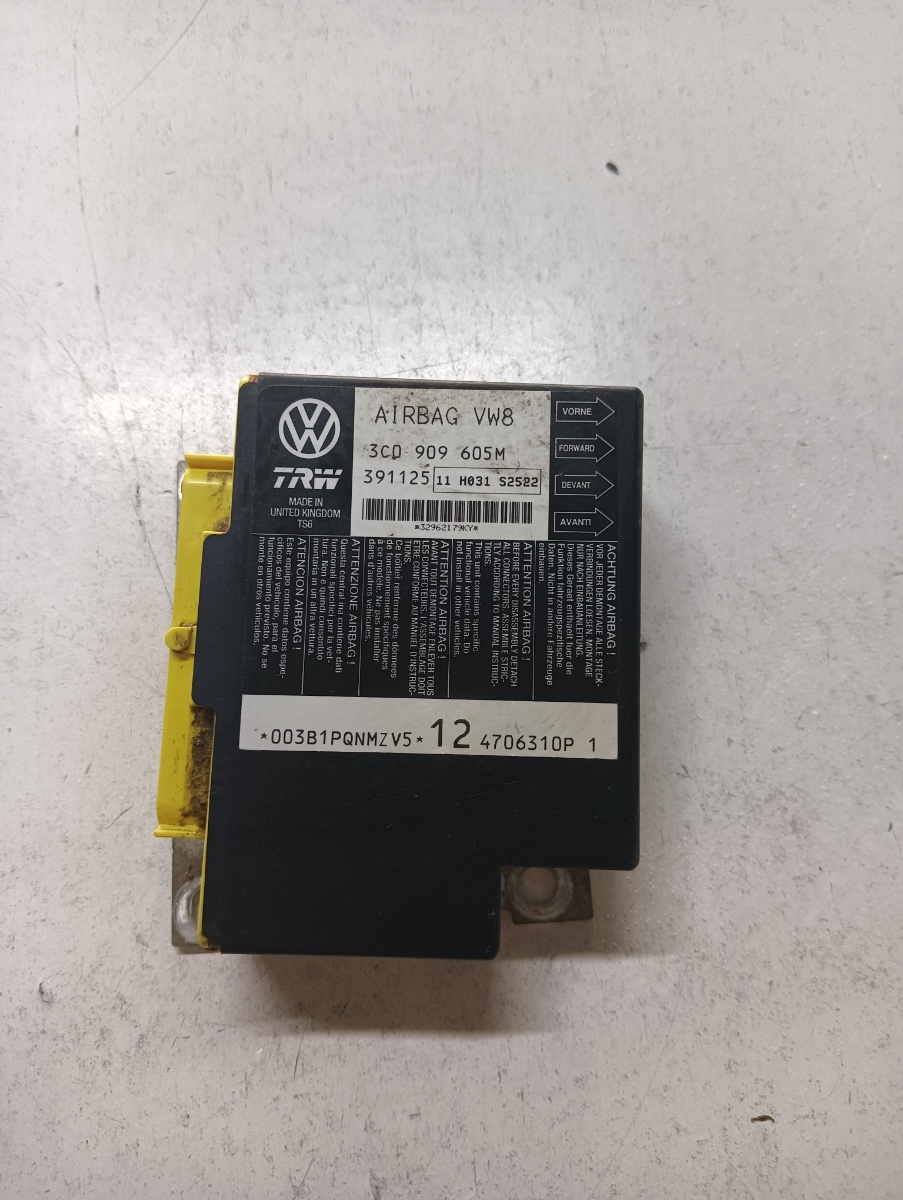 Calculator airbag  VOLKSWAGEN PASSAT 3C2 2005 - 2010 3c0909695m