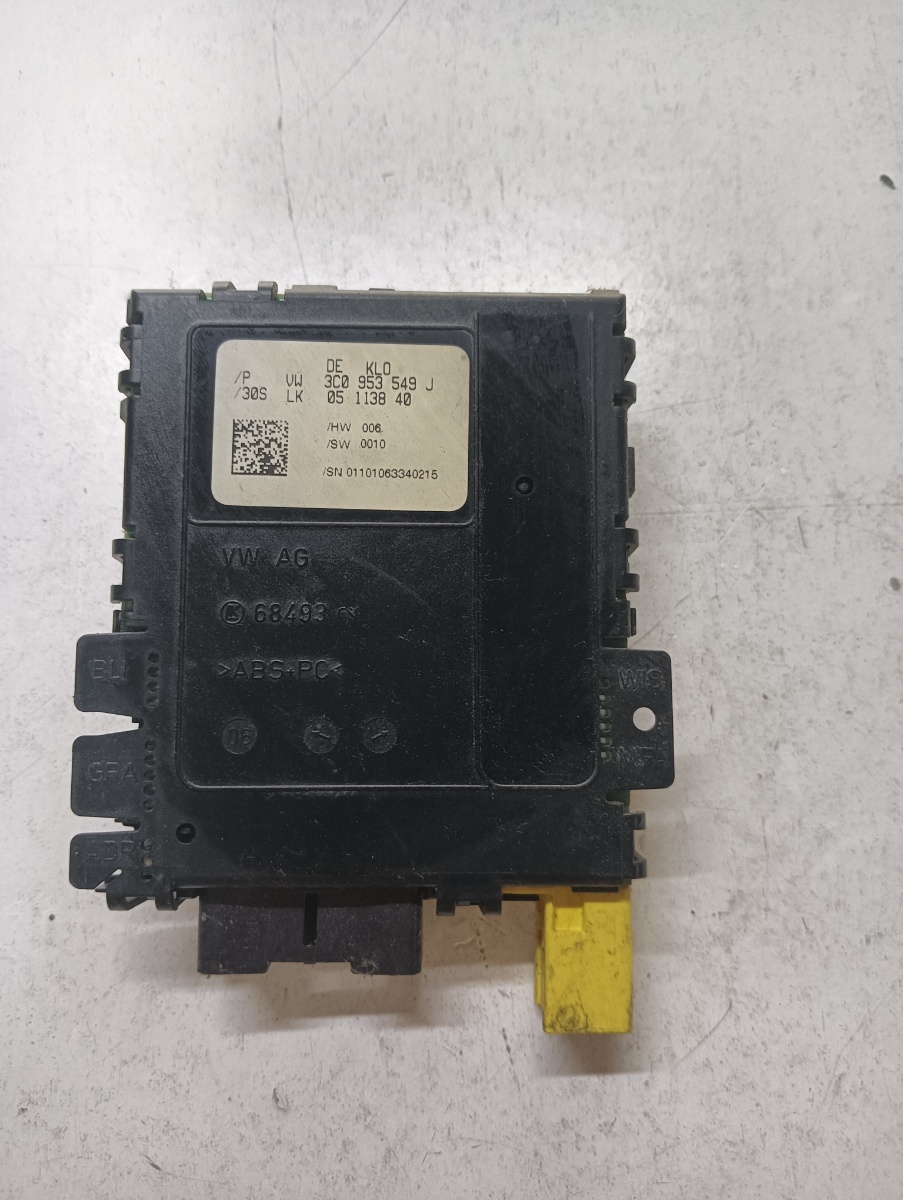 Modul volan VOLKSWAGEN PASSAT 3C2 2005 - 2010 3c0953549j