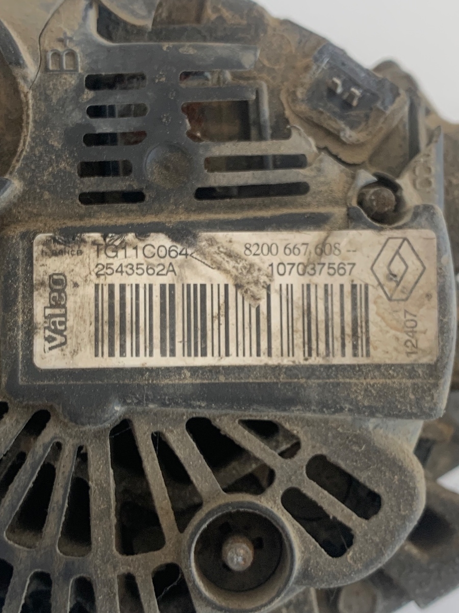 Alternator DACIA SANDERO 2008 - >, RENAULT CLIO III BR0/1, CR0/1 2005 - > 820066760s – foto 2