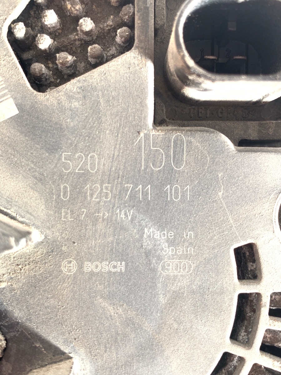 Alternator FORD TRANSIT CUSTOM Box 2012 - > 2.2 TDCi CYF4, CYFF  OE 0125711101 – foto 2
