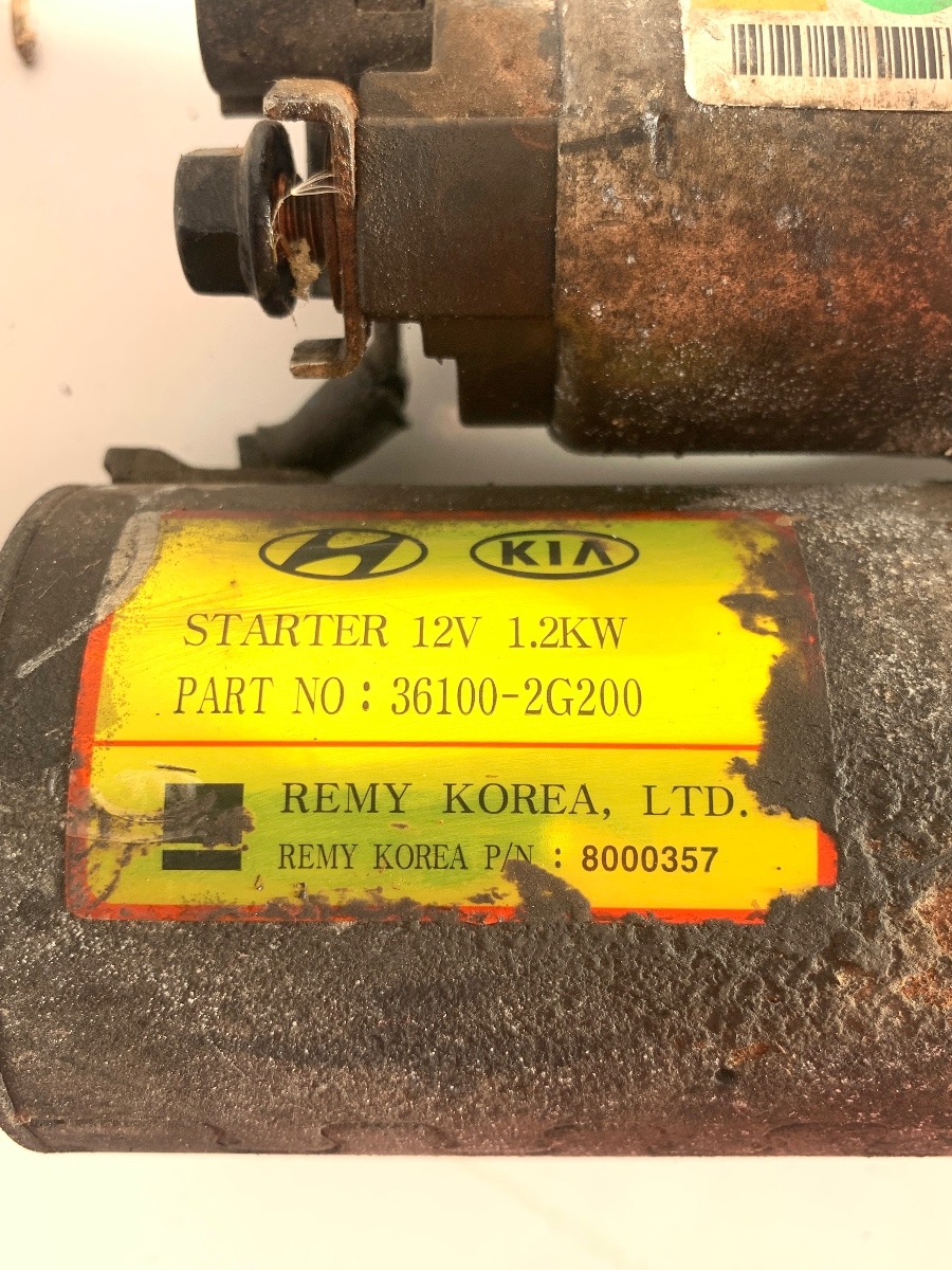 Electromotor HYUNDAI ix35 LM, EL, ELH 2009 - >, KIA SPORTAGE SL 2009 - > 2.0i   8000357 361002G200 – foto 2