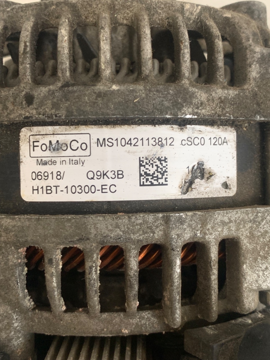 Alternator 120A FORD FIESTA VII 2017 - > 1.1 Ti-VCT XYJA, XYJB, XYJC OEM MS1042113812 / H1BT-10300-EC – foto 3