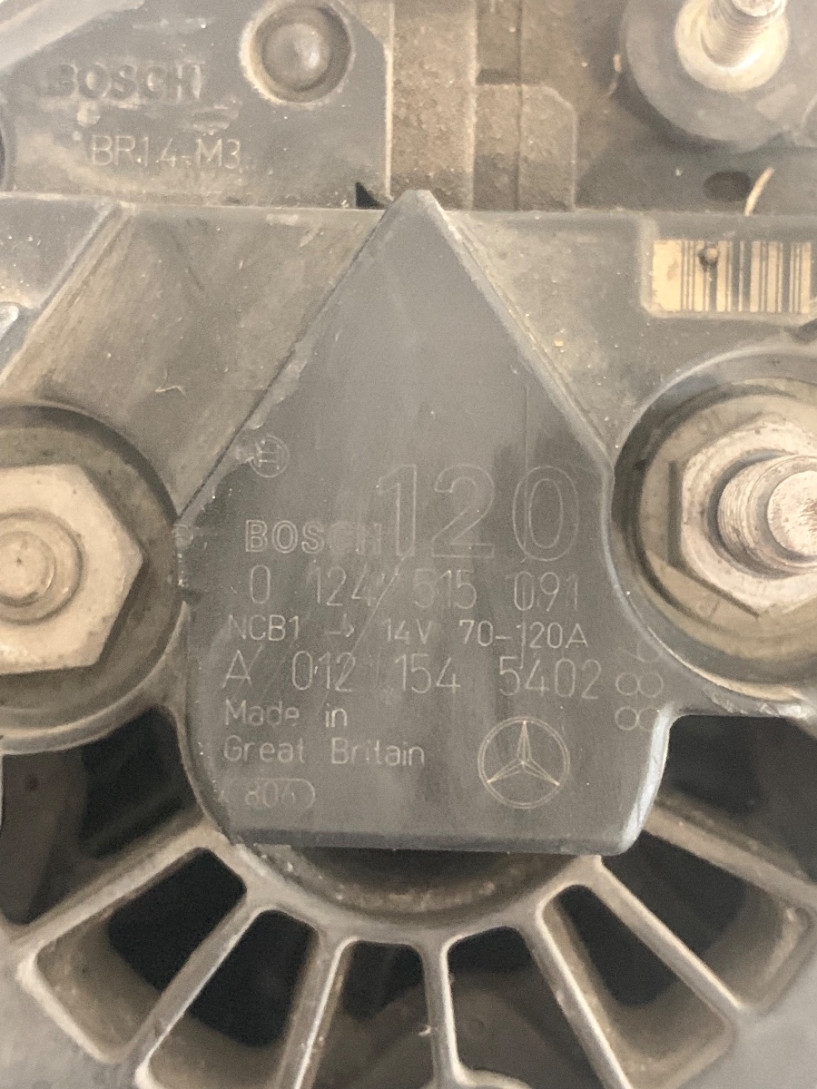 Alternator 14V 70-120A MERCEDES-BENZ C-CLASS W202 1993 - 2000 2.2 CDI OEM A0121545402 / 0124515091 – foto 4
