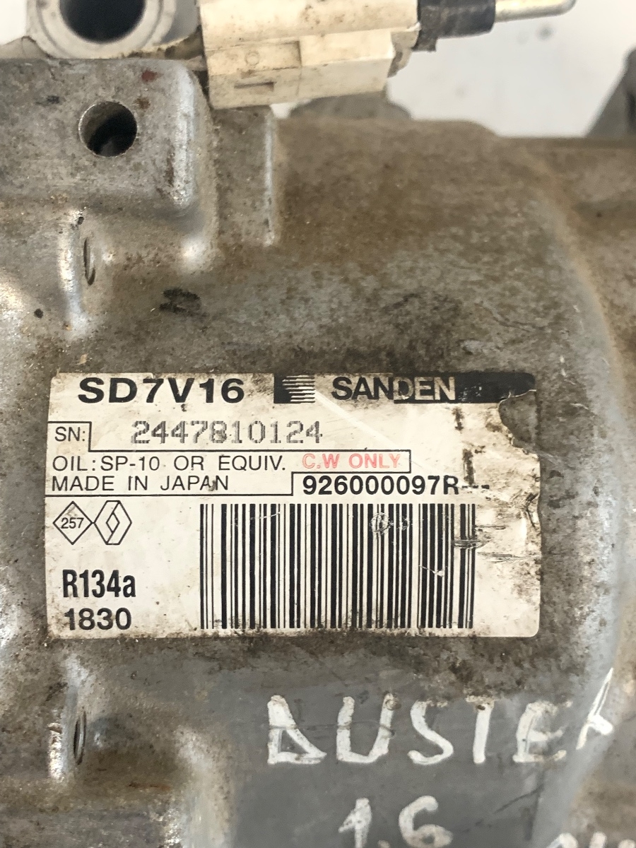 Compresor  AC DACIA DUSTER 2010 /SANDERO  1.6BENZINA OEM 2447810124 / 926000097R – foto 2