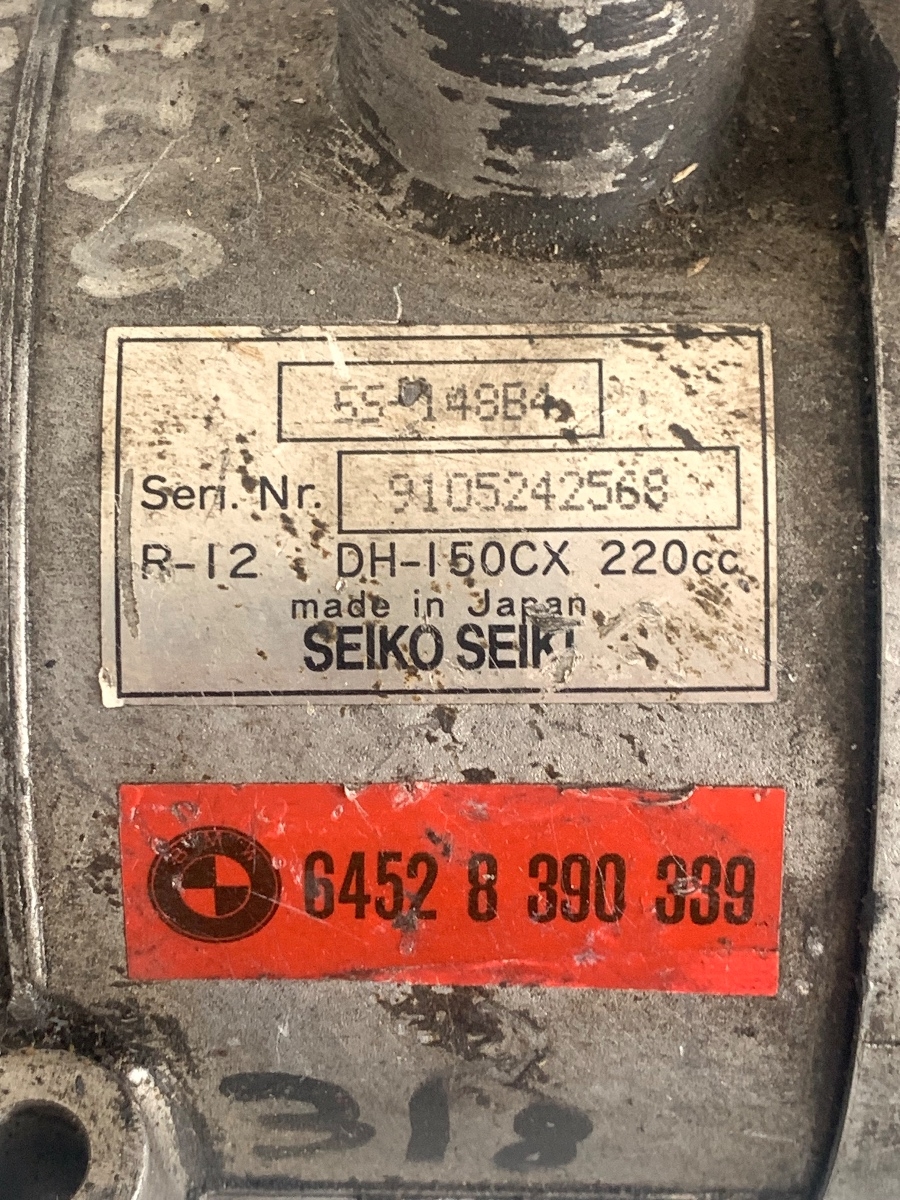 Compresor  AC 1.8i BMW 3 III  E36 1990 - 1998 OEM 64528390339 / 9105242568 – foto 4