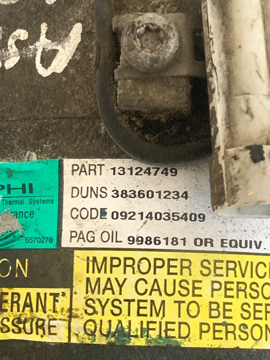Compresor  AC   1.8i OPEL ASTRA H L48, A04 2004 - 2014 OEM 13124749 / 383601234 – foto 3
