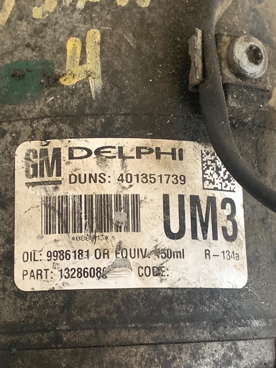 Compresor   1.7CDI AC OPEL ASTRA H L48, A04 2004 - 2014 OEM 401351739 / 9986181 – foto 4