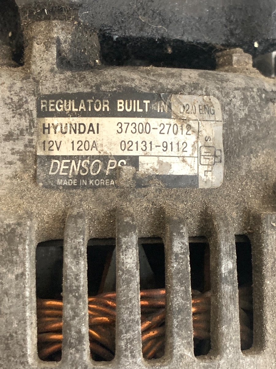 Alternator  2.0CRDi HYUNDAI SANTA FE/HYUNDAI SPORTAGE II CM 2005 - 2012 OEM  37300-27012 – foto 4
