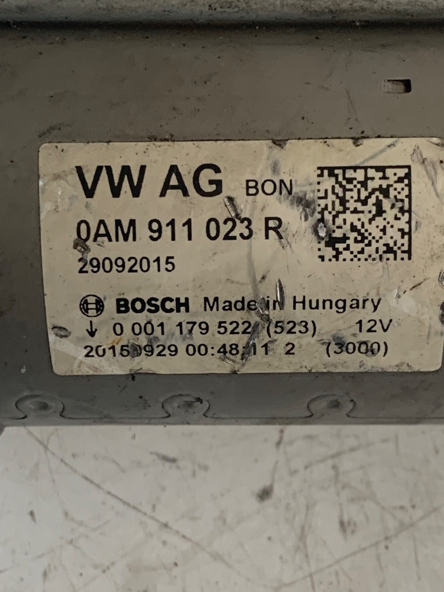 Electromotor 1.4TSI AUDI A3 III 8V1, 8VK 2012 - >, VOLKSWAGEN GOLF VI 5K1 2008 - 2013, VOLKSWAGEN CADDY IV Estate SAB, SAJ 2015 - > 0AM911023R – foto 4