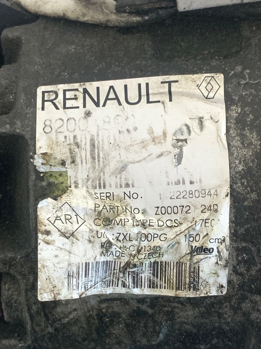Compresor  AC  2.0DCI RENAULT TRAFIC II  2001 - > 8200454172B – foto 3