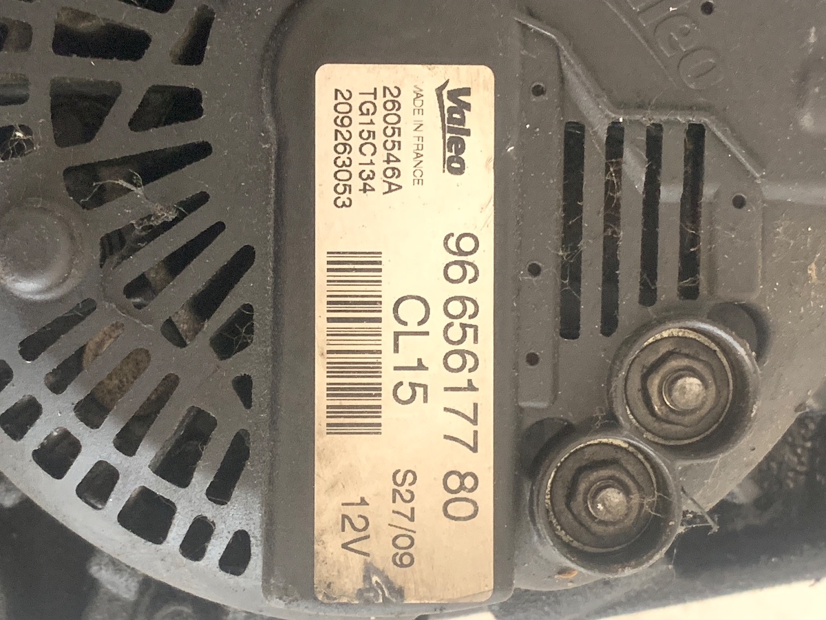 Alternator CITROËN C4 I LC_ 2004 - 2013, PEUGEOT 308 4A_, 4C_ 2007 - > 1.6HDI OEM  9665617780 – foto 3