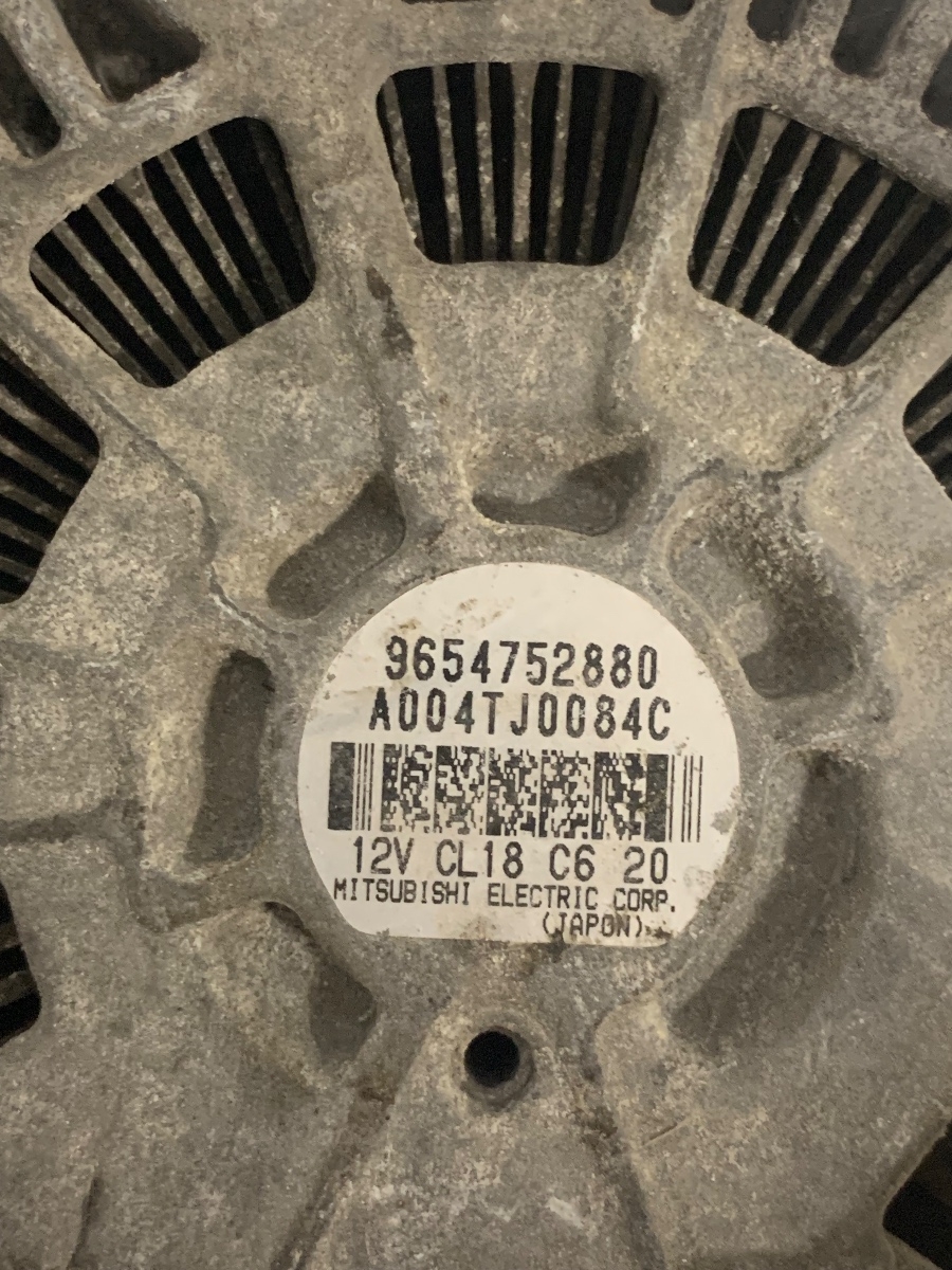 Alternator CITROËN C5 I DC_ 2001 - 2005, CITROËN C4 I LC_ 2004 - 2013, PEUGEOT 407 6D_ 2004 - >, PEUGEOT 308 4A_, 4C_ 2007 2.0HDI OEM 9654752880 – foto 4