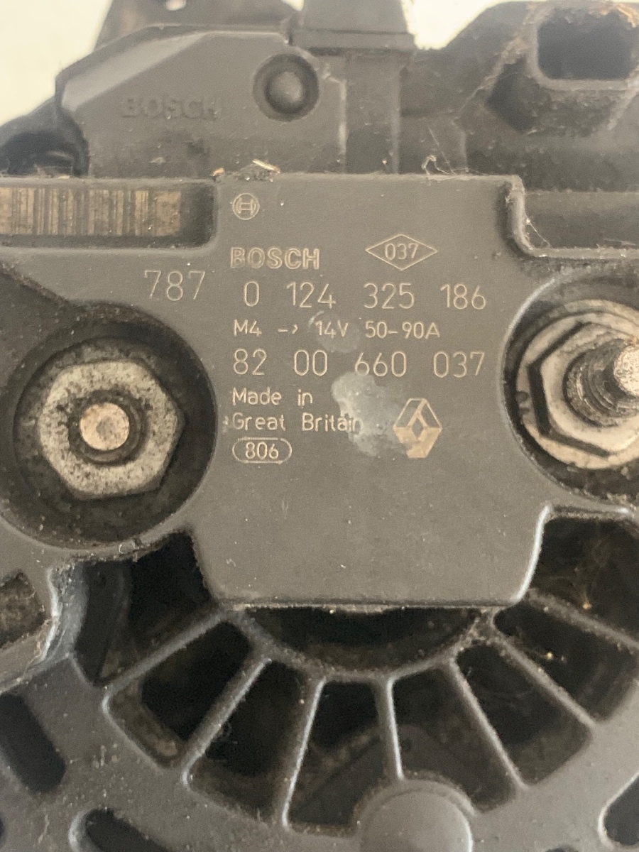 Alternator RENAULT CLIO III BR0/1, CR0/1 2005 - > 1.2 OEM 0124325186 – foto 3