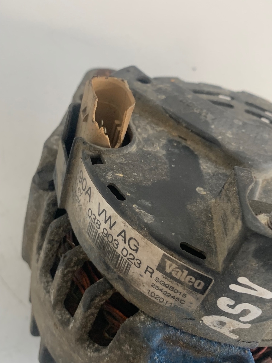Alternator VOLKSWAGEN GOLF IV 1J1 1997 - 2007 1.9 TDI AHF, ASV 038903023R – foto 2