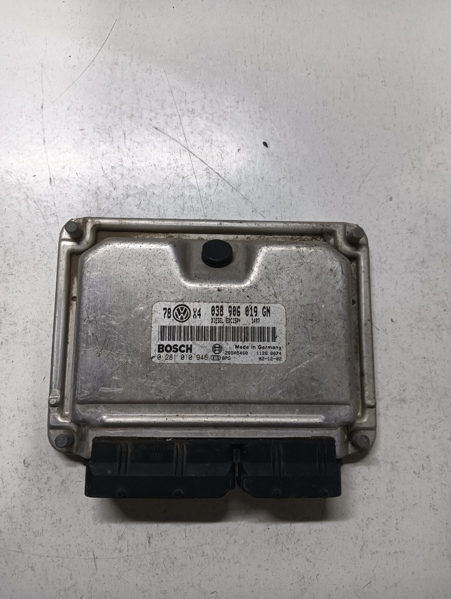 Calculator ecu  VOLKSWAGEN PASSAT 3B3 2000 - 2005 1.9 TDI AVB 0281010946 038906019gn