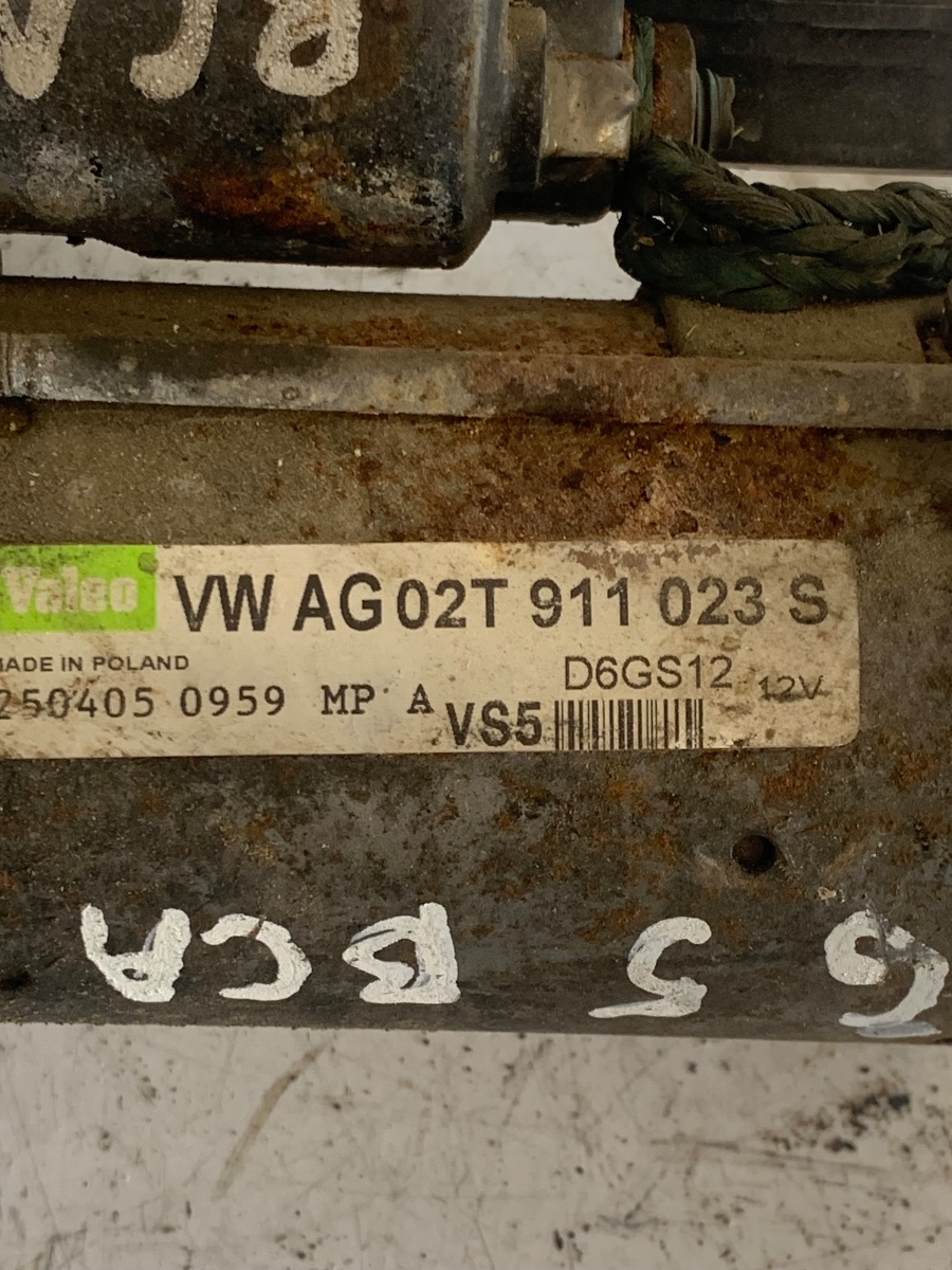 Electromotor VOLKSWAGEN GOLF V 1K1 2003 - 2009 1.4 16V BCA VAG 02T911023S – foto 4