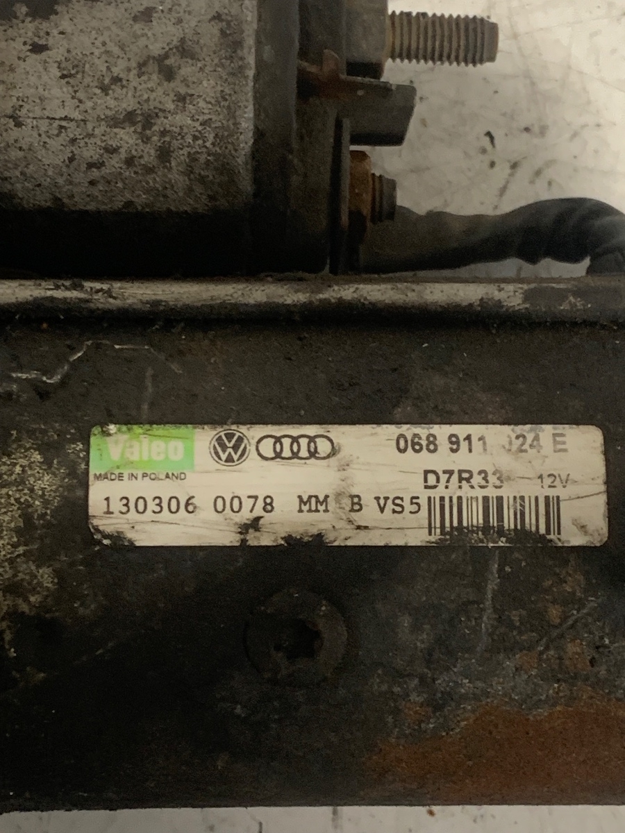Electromotor SKODA SUPERB 3U4 2001 - 2008 1.9 TDI AVB, VOLKSWAGEN PASSAT 3B2 1996 - 2001 1.9 TDI AVB 1303060078 068911024E – foto 2
