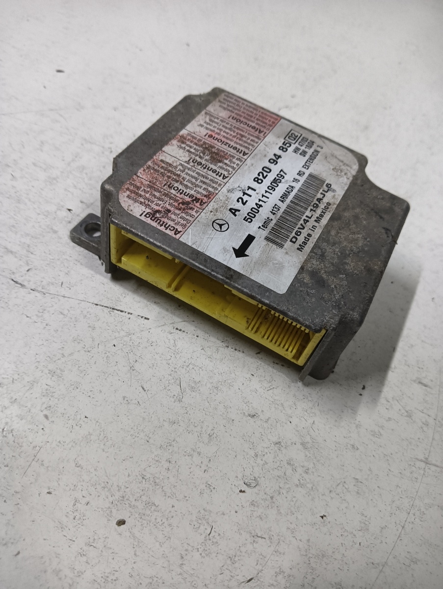 Calculator airbag  MERCEDES-BENZ E-CLASS W211 2002 - 2009 A2118209485 – foto 2