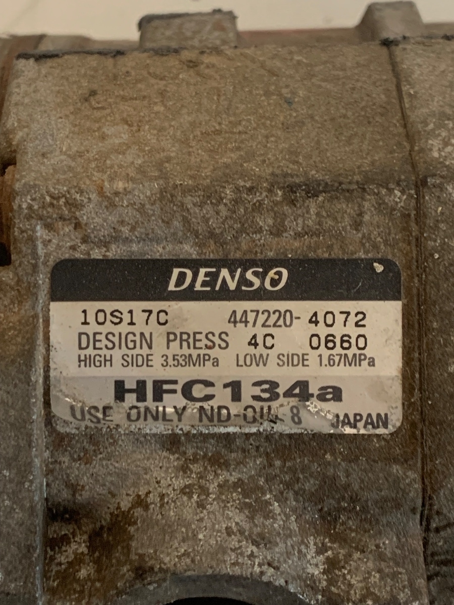 Compresor  AC TOYOTA LAND CRUISER 90 _J9_ 1995 3.0D - > 447220-4072 – foto 2