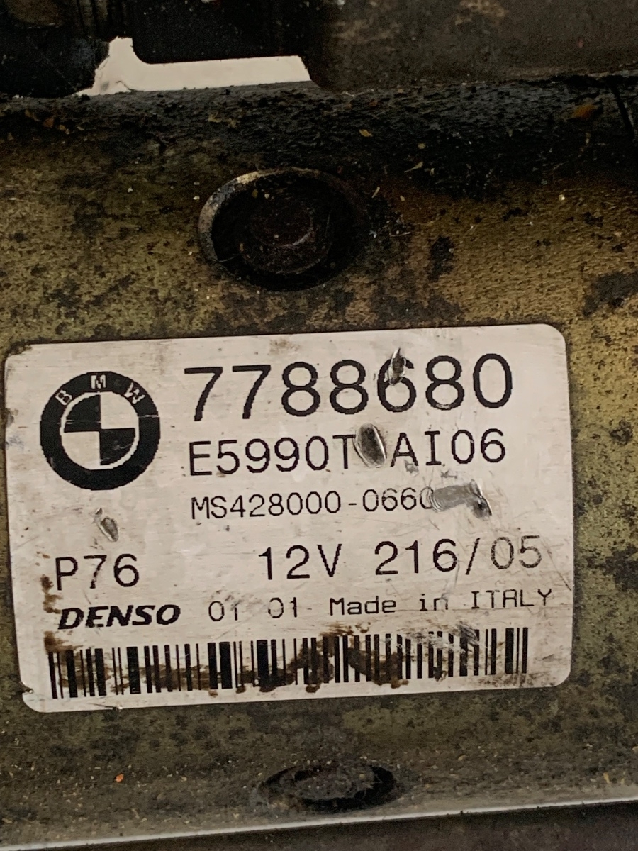 Electromotor BMW 5 E60 2001 - 2010 7788680 – foto 3