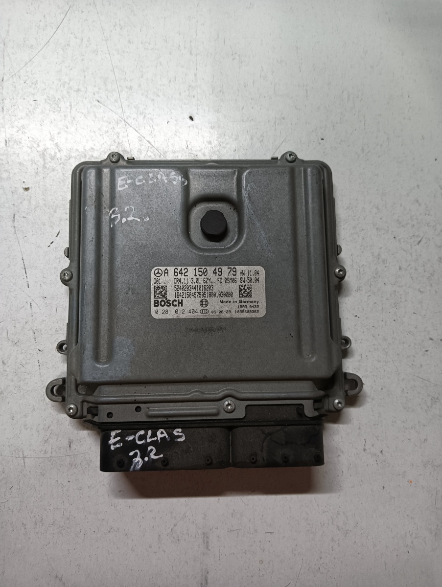 Calculator ecu  MERCEDES-BENZ E-CLASS W211 2002 - 2009 3.2 E 280 CDI OM 648.961