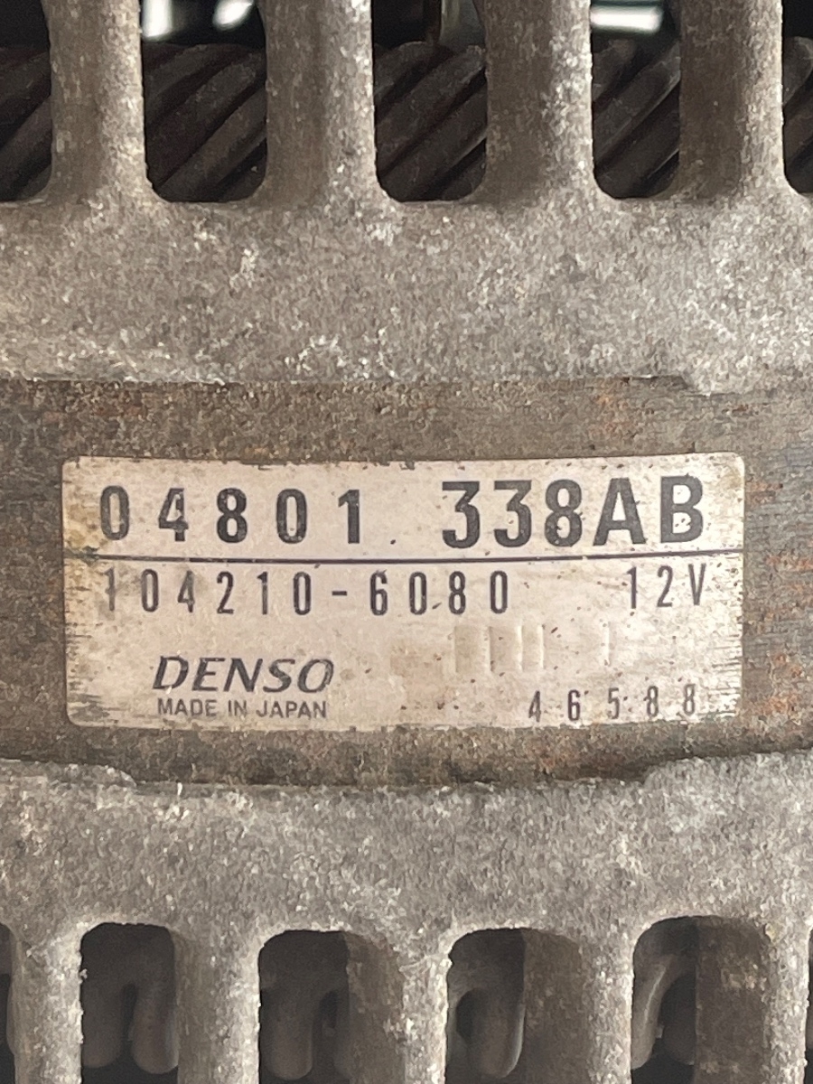 Alternator DODGE NITRO 2006 - 2012 2.8 CRD ENR, ENS 104210-6080 04801338AB – foto 2