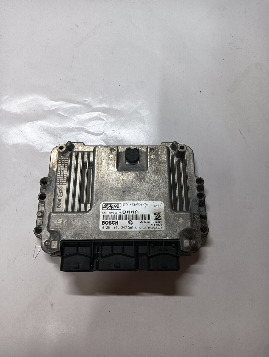 Calculator ecu FORD FOCUS II DA_, HCP, DP 2004 - 2013 1.6 TDCi G8DA, G8DB, G8DD, G8DE, G8DF BOSCH 0281015242 8m5112a650xa