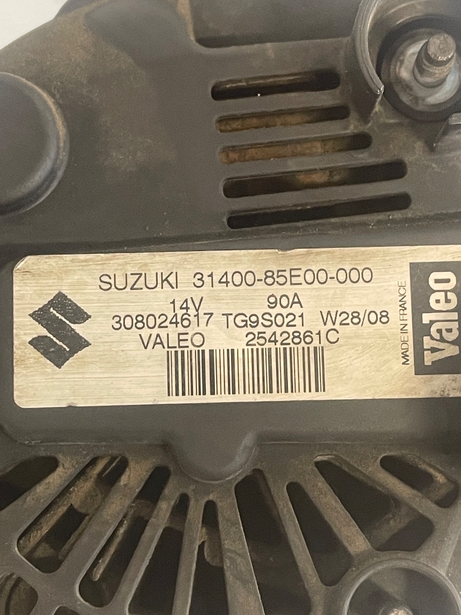 Alternator OPEL AGILA B H08 2008 - 2014 1.3 CDTI D13A, Z 13 DTJ 308024617 31400-85E00-000 – foto 3