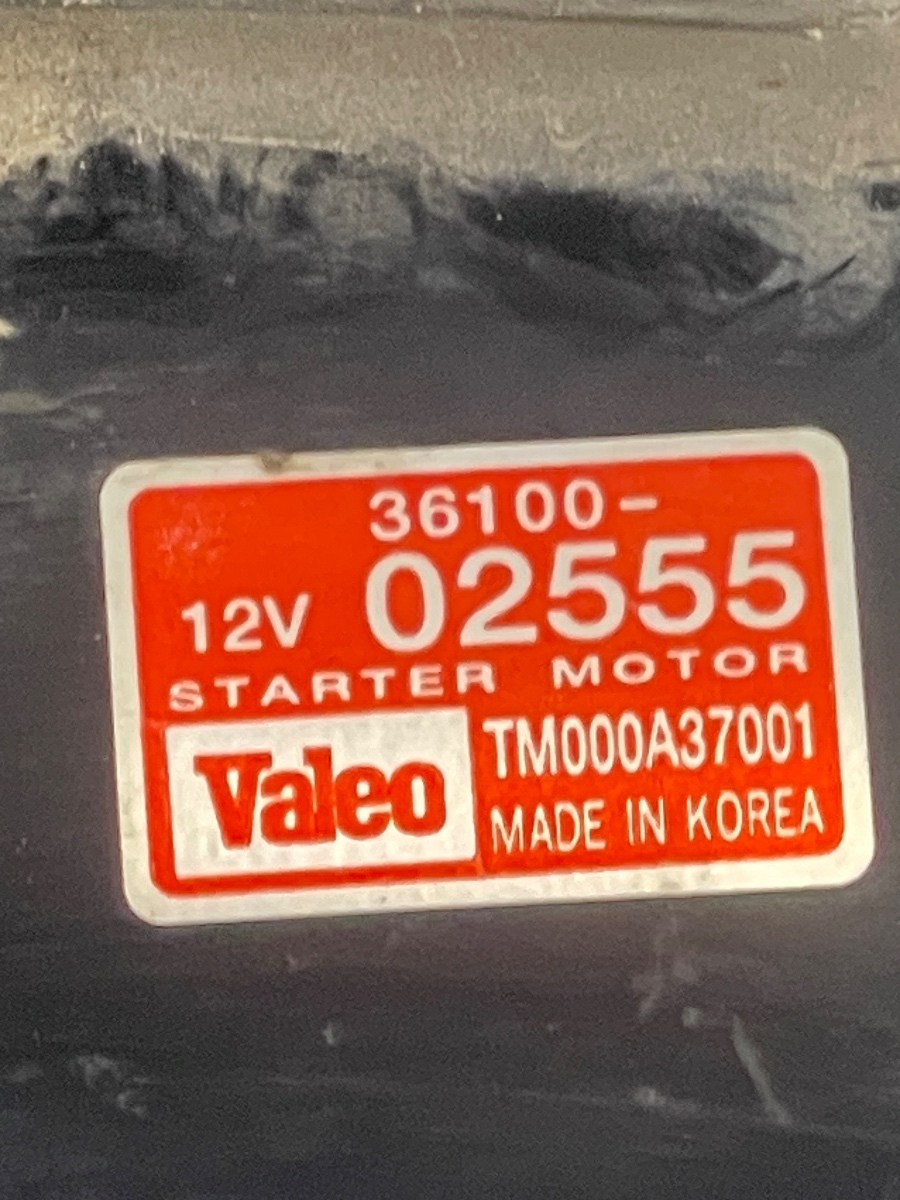 Electromotor KIA PICANTO SA 2004 - > 1.0 1.0 G4HC TM000A37001 36100-02555 – foto 3