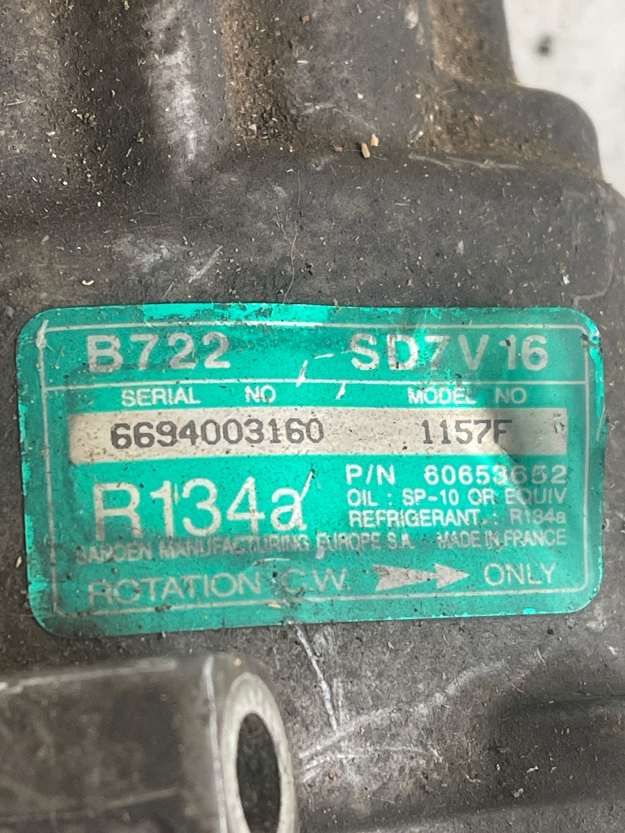 Compresor  AC FIAT BRAVO 1.6B  60653652 / 6694003160 – foto 3