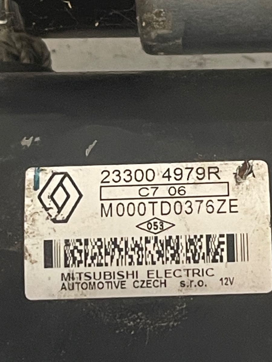 Electromotor NISSAN QASHQAI II J11, J11_ 2013 - > 1.2 DIG-T HR12DDT, HRA2DDT, NISSAN JUKE F15 2010 - > 1.2 DIG-T HRA2DDT M000TD0376ZE 233004979R – foto 3