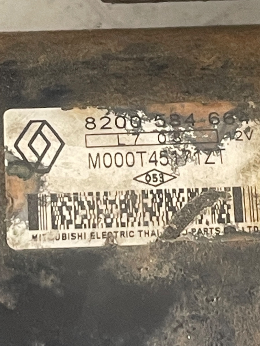 Electromotor DACIA LOGAN LS_ 2004 - > 1.4/1.6B 8200584664 – foto 2