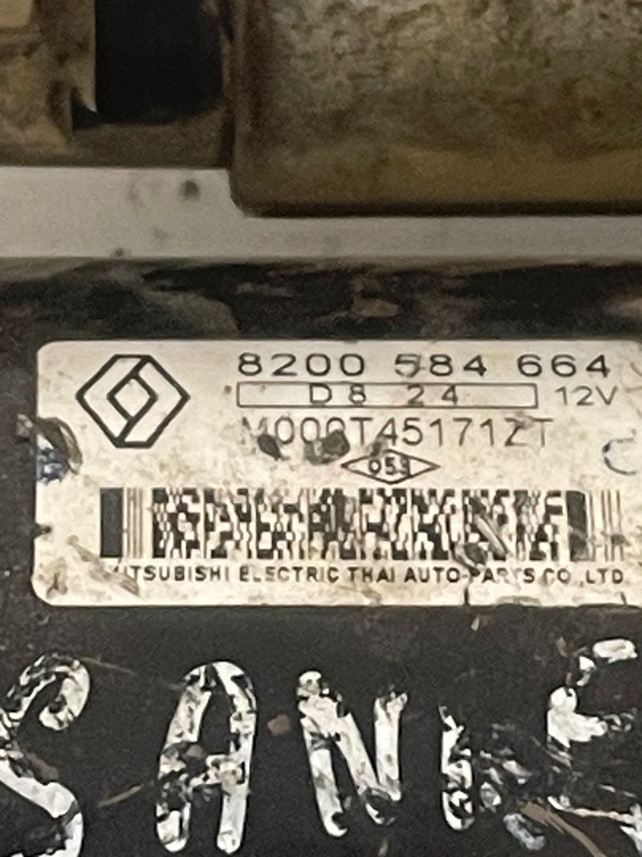 Electromotor DACIA SANDERO 2008 - >, DACIA LOGAN LS_ 2004 - > 1.4/1.6B 8200584664 – foto 3