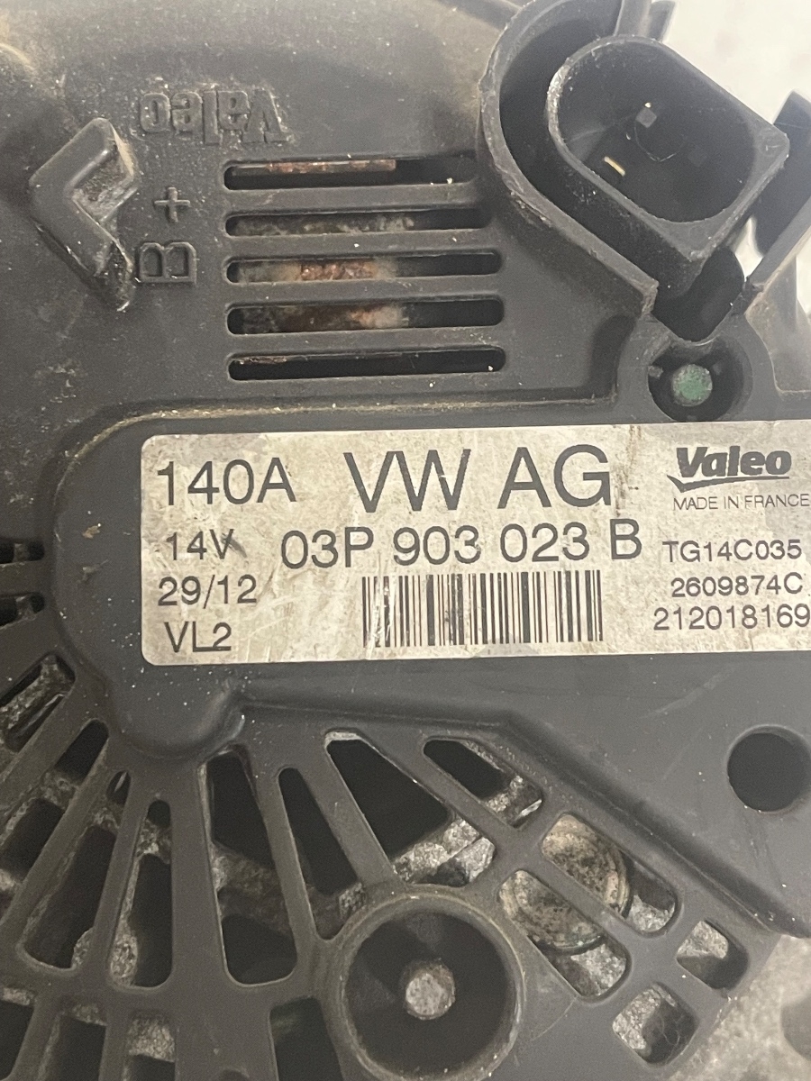 Alternator SEAT IBIZA V 6J5, 6P1 2008 - > 1.2TDI 03P903023B – foto 3