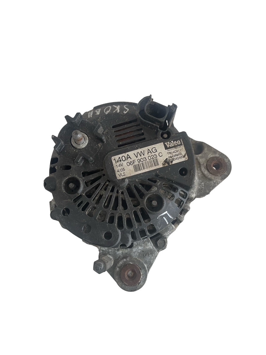 Alternator 2.0TDI SKODA OCTAVIA 1Z3 2004 - 2013, VOLKSWAGEN TIGUAN 5N_ 2007 - >, AUDI A5/S5 Convertible 8F7 2009 - 2017, VOLKSWAGEN GOLF V 1K1 2003 - 2009, AUDI A3 II 8P1 2003 - 2013 VAG 405040463 06F903023C