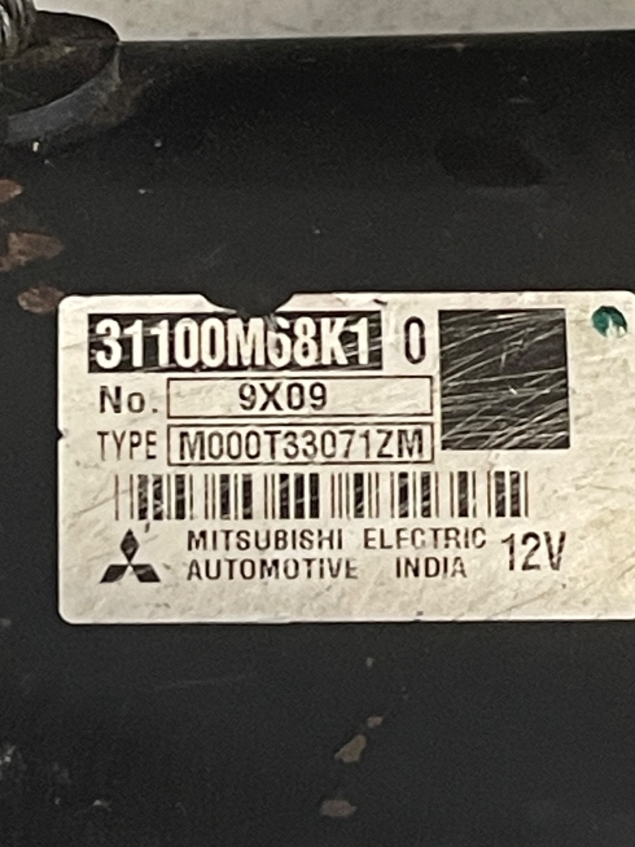 Electromotor NISSAN PIXO UA0 2009 - > 1.2B 31100M68K1 – foto 2