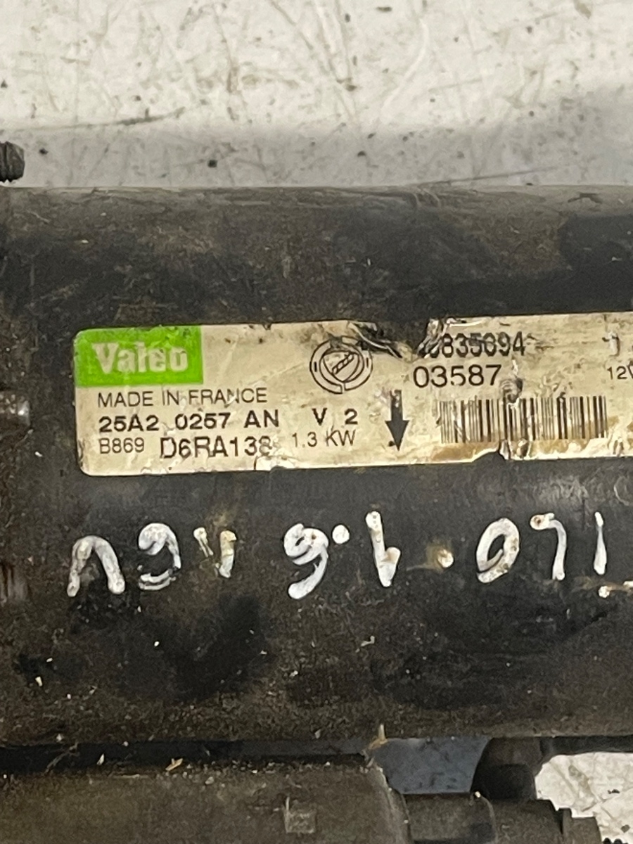 Electromotor FIAT STILO 192_ 2001 - 2010 1.6B 25A20257AN D6RA138 – foto 2