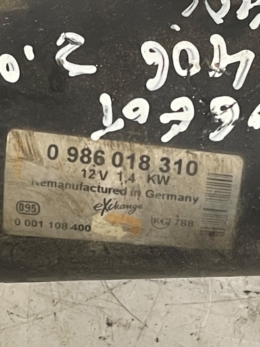 Electromotor CITROËN JUMPER 2.2HDI  0986018310 – foto 2