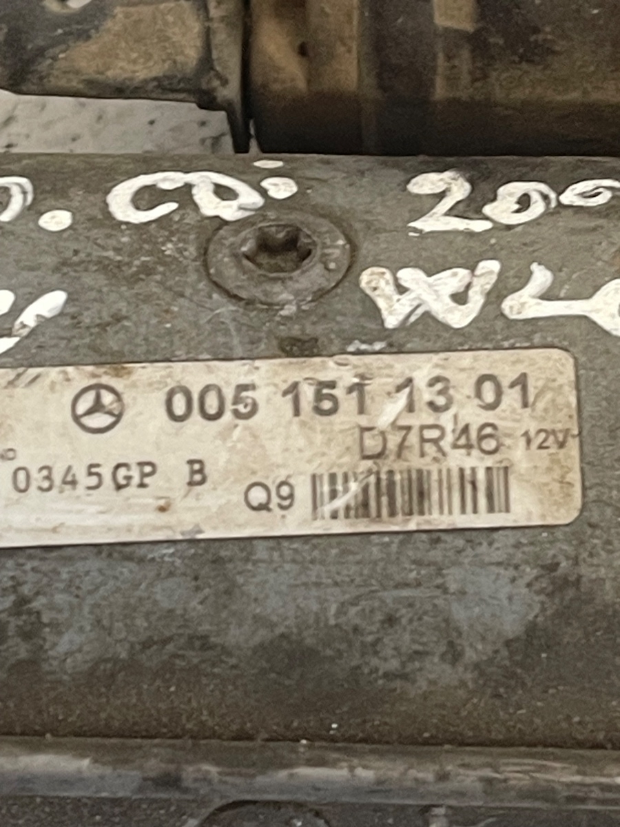 Electromotor MERCEDES-BENZ C-CLASS II W203  2000 - 2007 2.2CDI 0051511301 11 dinti – foto 2
