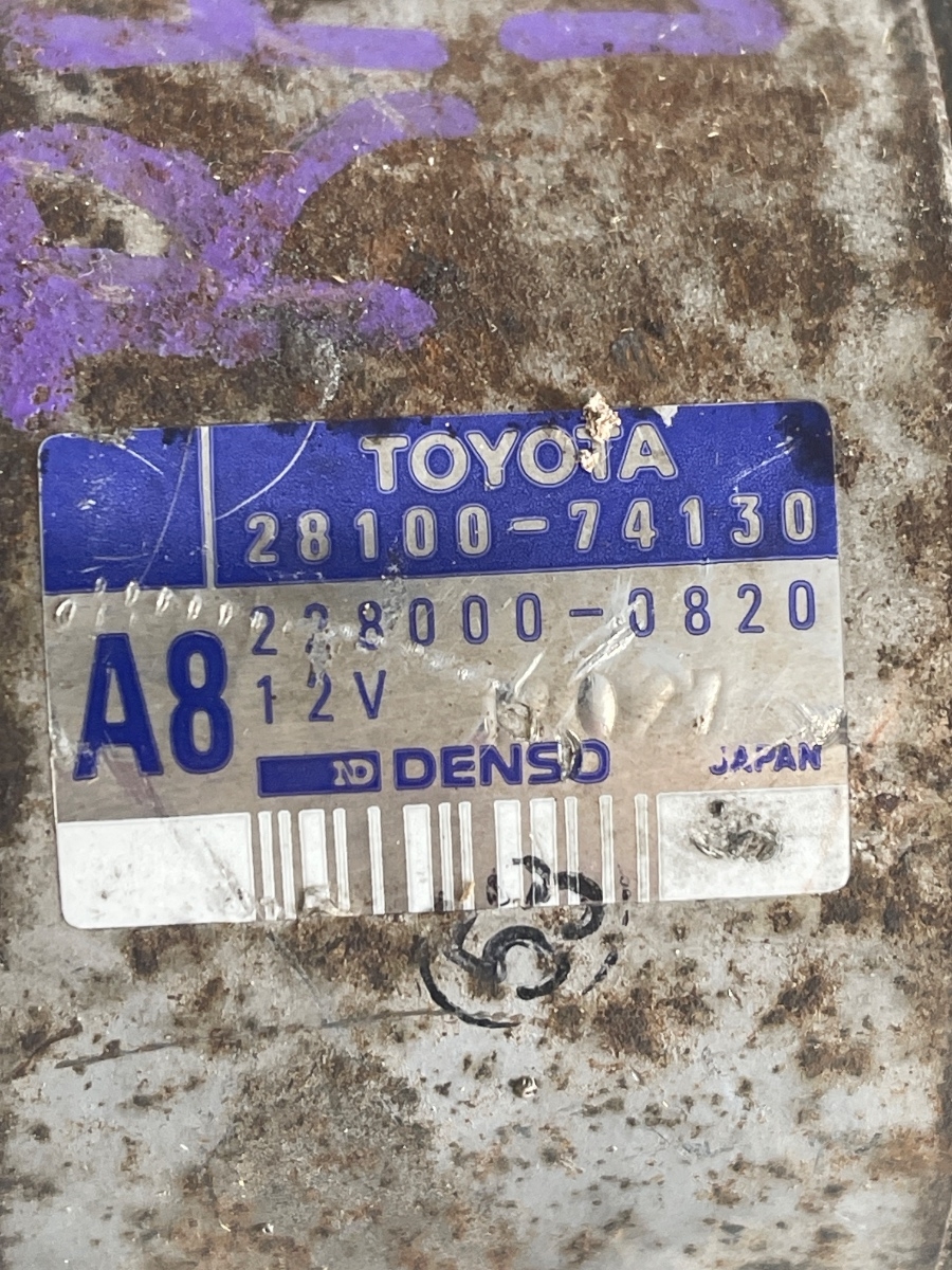 Electromotor TOYOTA RAV 4 II _A2_ 2000 - 2005 2.0B 28100-74130 – foto 3