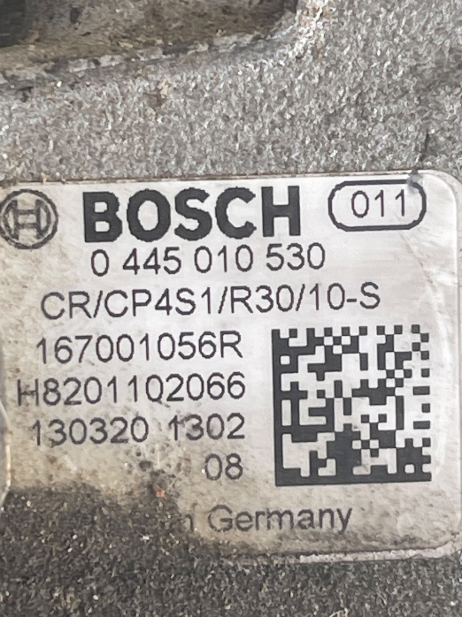 Pompa inalta presiune DACIA LODGY 2012 - > 1.5DCI  167001056R / 0445010530 – foto 3