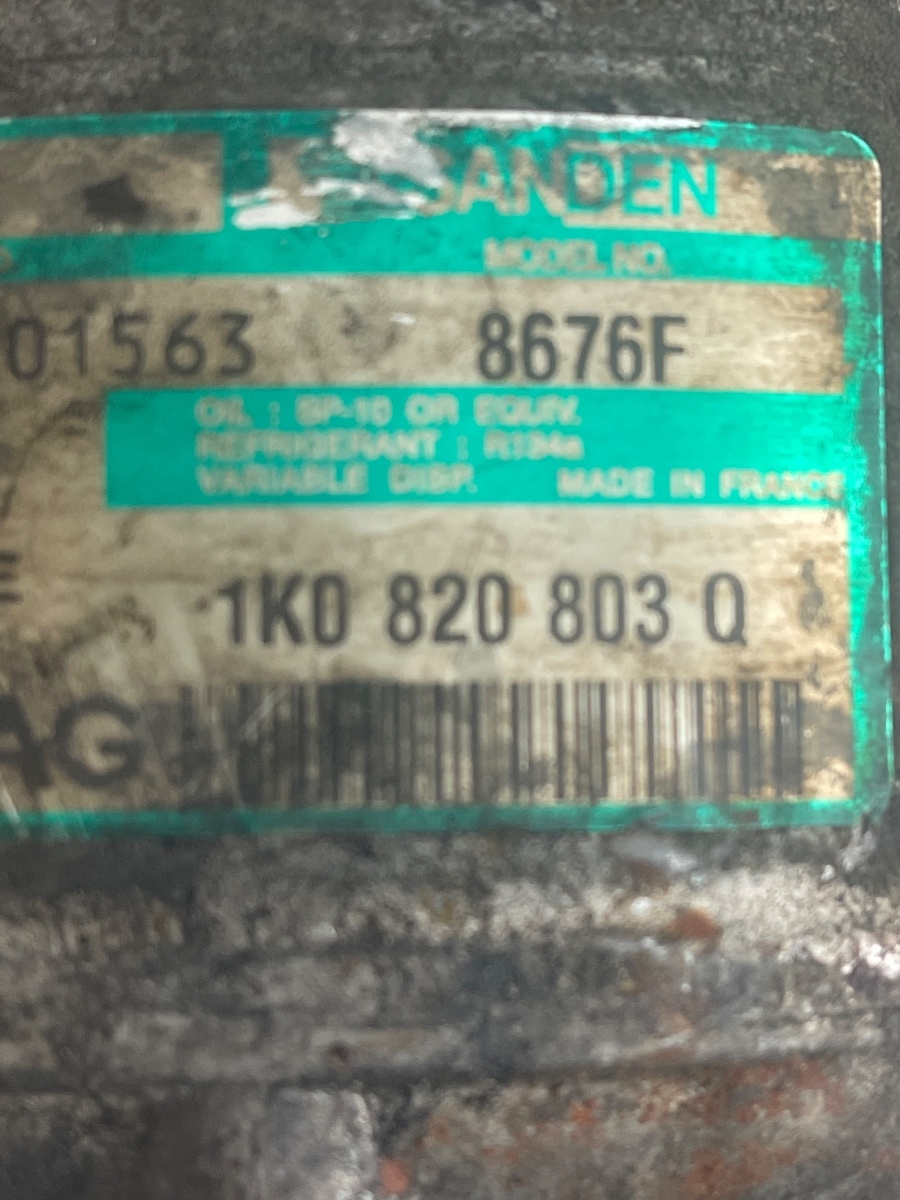 Compresor  AC AUDI A3 II 8P1 2003 - 2013 2.0 TDI 16V BKD, CBAB, CFFB, CLJA 1K0820803Q – foto 2