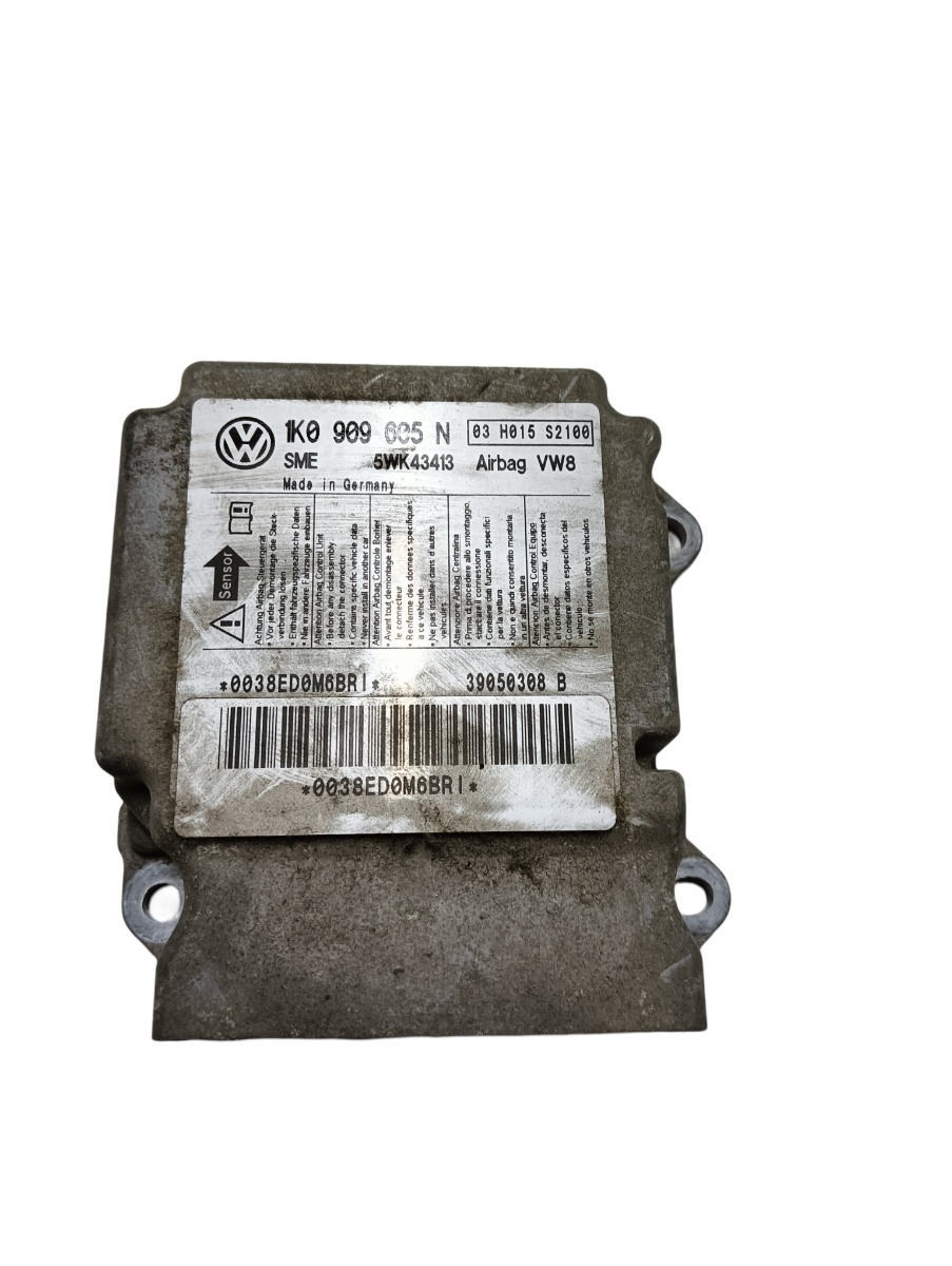 Calculator airbag  VOLKSWAGEN GOLF V 1K1 2003 - 2009 VAG 1k0909605n