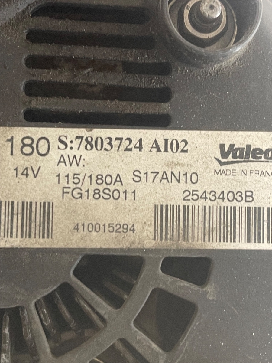Alternator BMW 5 F10 2009 - 2016 3.0D 7803724 – foto 2
