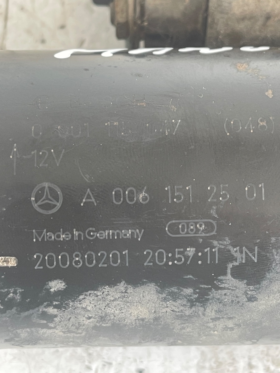 Electromotor MERCEDES-BENZ C-CLASS W204 2007 - 2014 2.2CDI MANUAL ! A0061512501 – foto 2