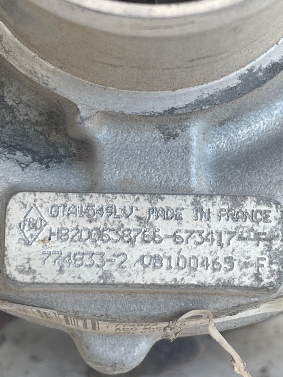 Turbina RENAULT KOLEOS HY_ 2008 - > 2.0 dCi 4x4 M9R 830 774833-2 – foto 2