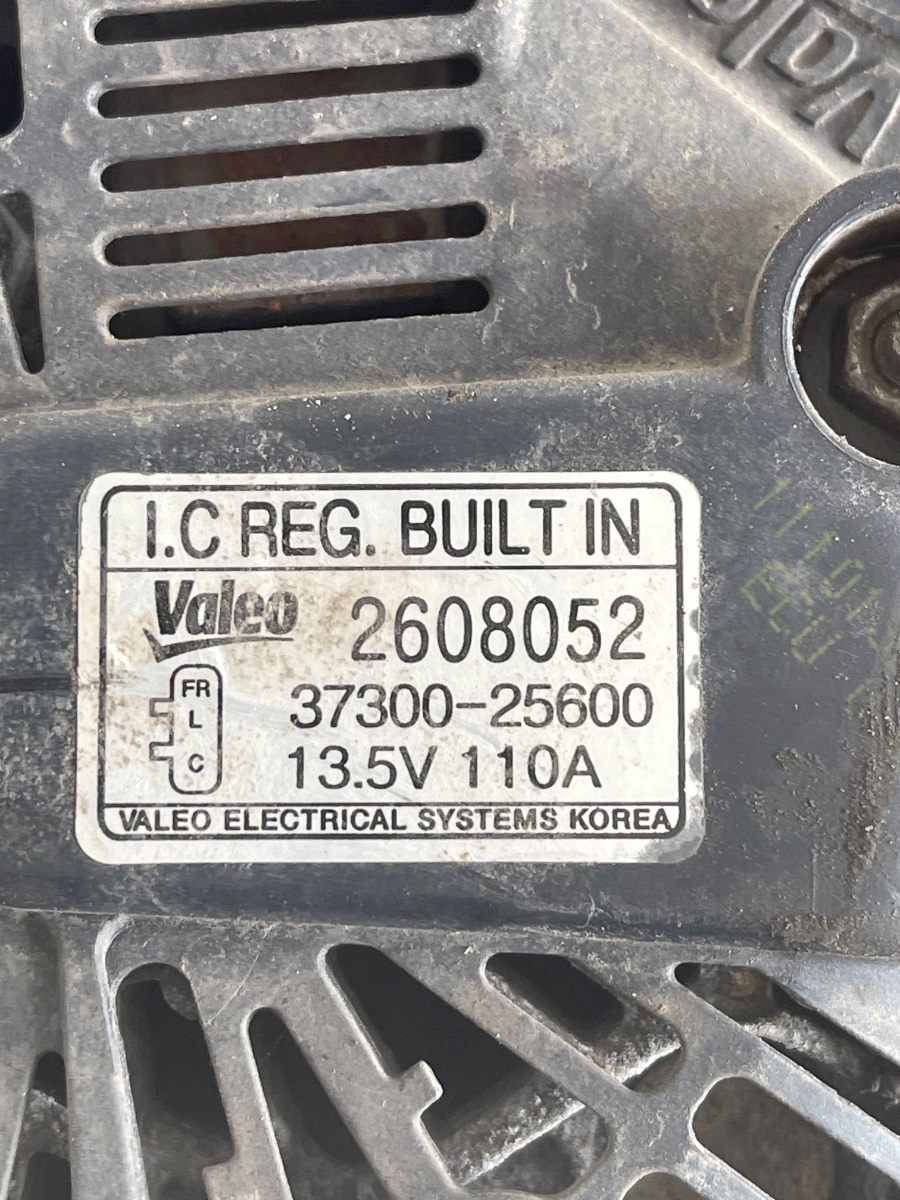 Alternator HYUNDAI ix35 LM, EL, ELH 2009 - > 2.0BENZINA 37300-25600 / 2608052 – foto 3